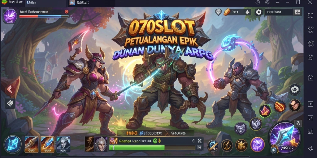 Screenshot gameplay menunjukkan pertarungan seru dalam dunia ARPG.