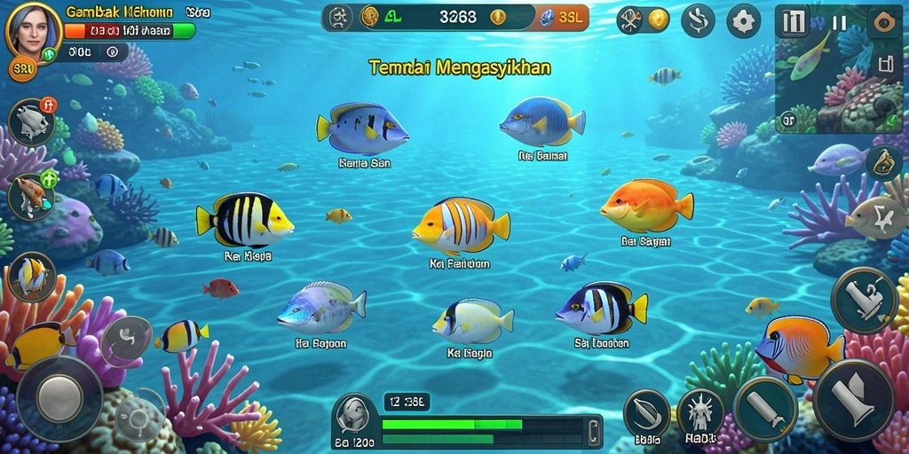 Tampilan screenshot gameplay 33L dengan aksi tembak ikan yang menegangkan.