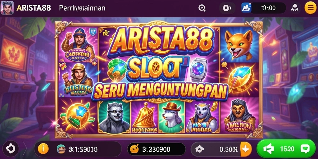 Tampilan gameplay seru dari permainan Slot ARISTA88.