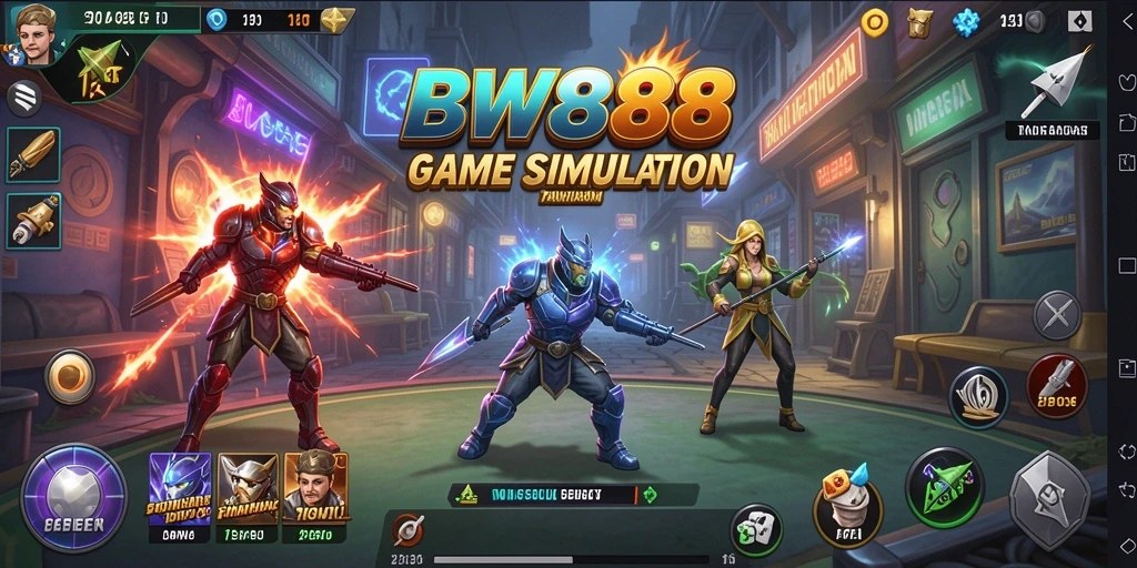 Tampilan gameplay BW888 yang menarik dalam dunia simulasi.