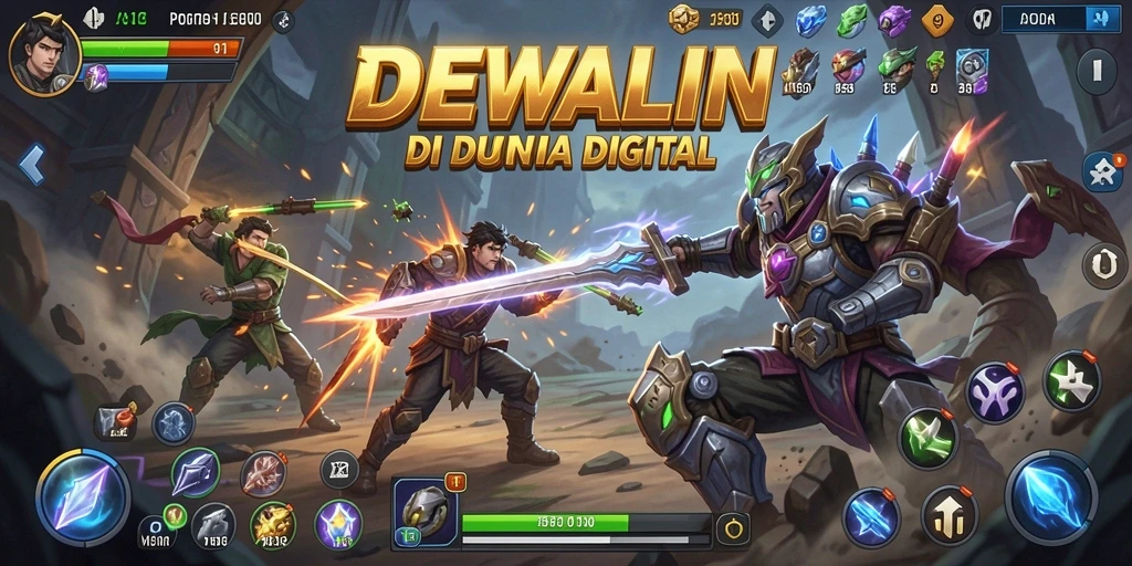 Tampilan dinamis permainan Fighting DEWALIN yang menarik.
