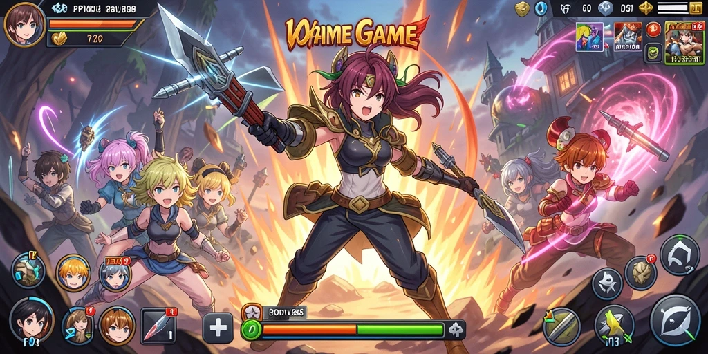 Tampilan gameplay PPV88 dengan karakter Anime yang dinamis.