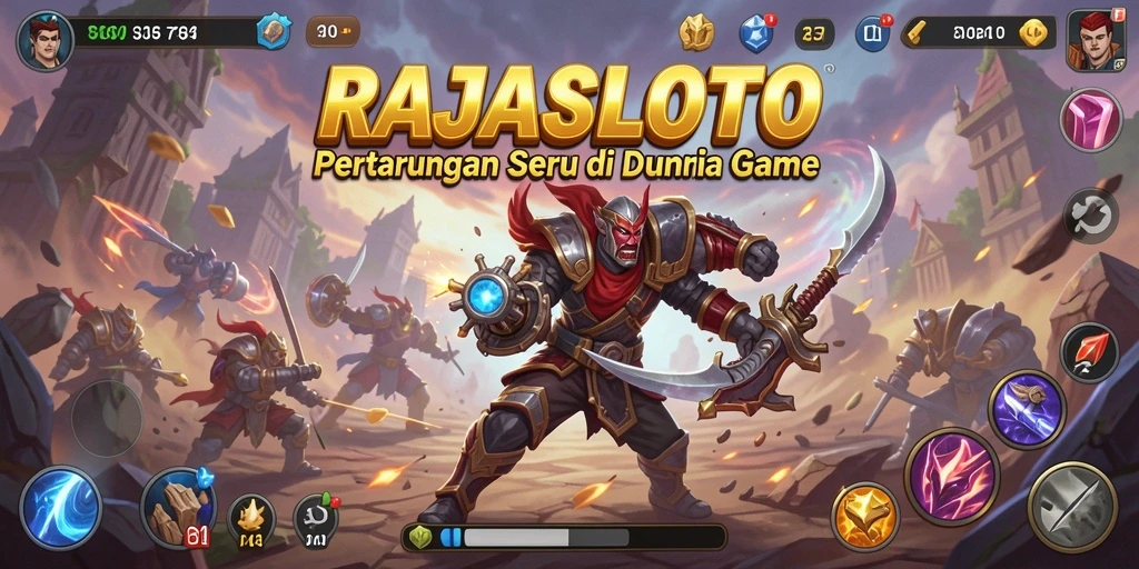 Gameplay Fighting yang seru dan penuh aksi di RAJASLOTO.
