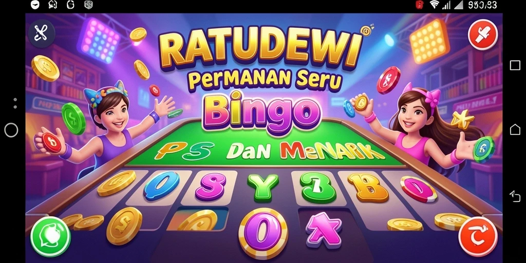 Tampilan gameplay yang seru dan interaktif dari RATUDEWI Bingo.