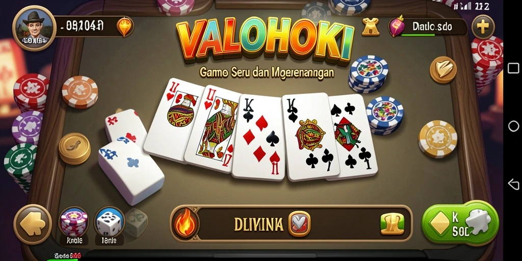 Tangkapan layar gameplay VALOHOKI yang menampilkan interaksi pemain.